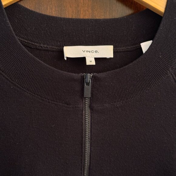 Vince bomber zip-up sweatshirt cardigan M - Picture 6 of 8